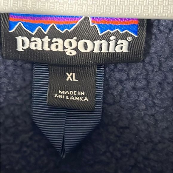 🔥 PATAGONIA BETTER SWEATER SHERPA FLEECE VEST Navy Men’s XL - PERFECT Condition - Picture 8 of 10